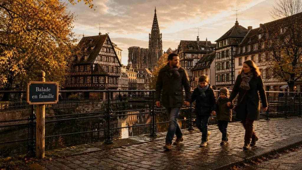 Activités Strasbourg : balade en famille près des quais de l’Ill et cathédrale