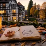 Activités vacances toussaint strasbourg : table automne, lanterne Halloween, parc de l’Orangerie