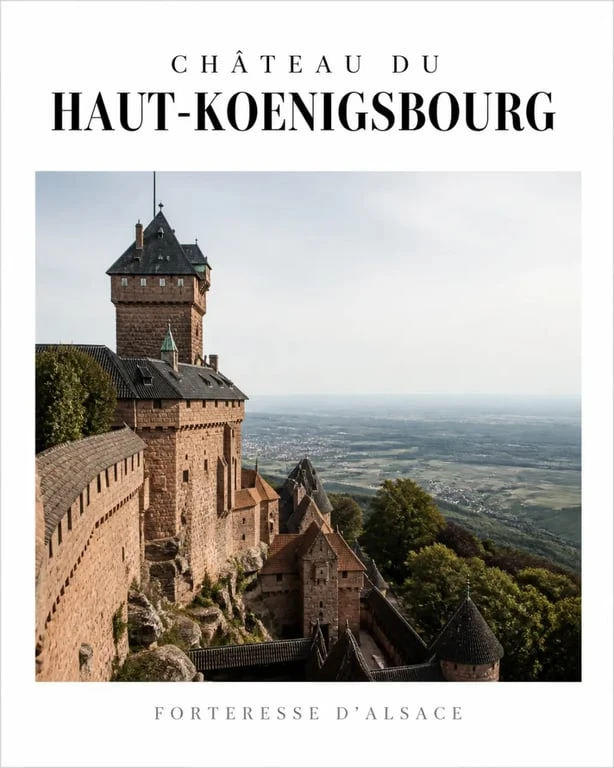 Que faire autour de Strasbourg : château du Haut-Koenigsbourg sur les hauteurs