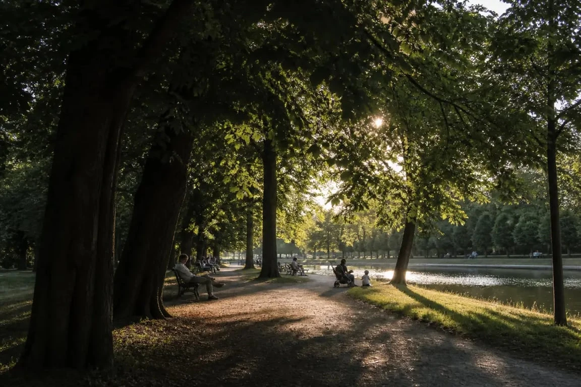 Que faire a Strasbourg quand il fait chaud : pause à l’ombre au parc de l’Orangerie