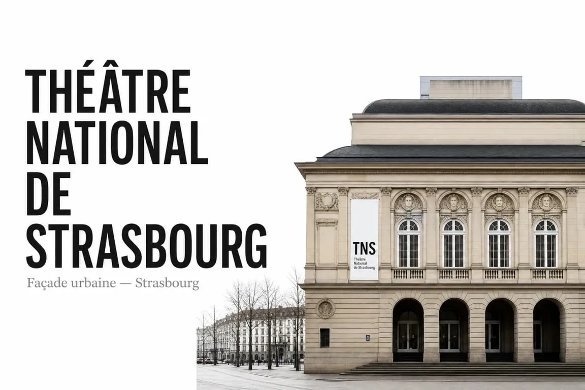 Théâtre national de Strasbourg événements à venir : façade du Théâtre national de Strasbourg à Strasbourg