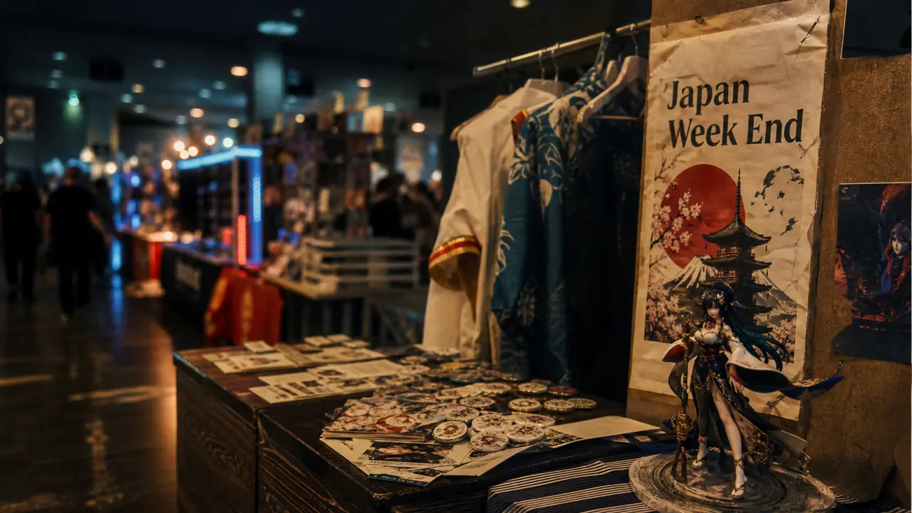 Japan week end strasbourg : stands et cosplay en salle événementielle