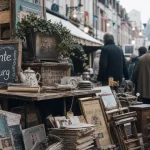 Marchés aux puces Strasbourg : étals de brocante au marché aux puces