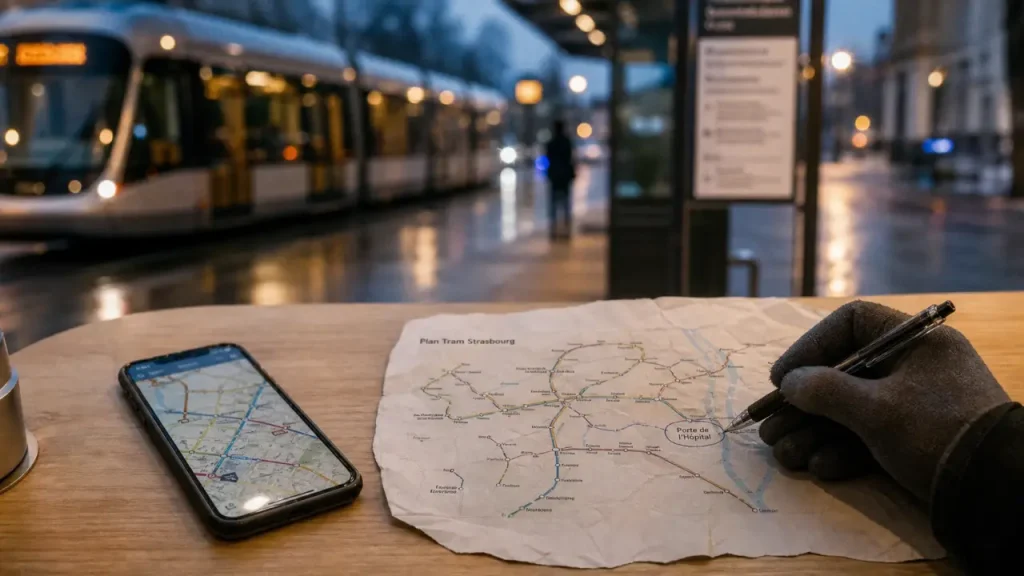 Plan tram Strasbourg : carte interactive et correspondances