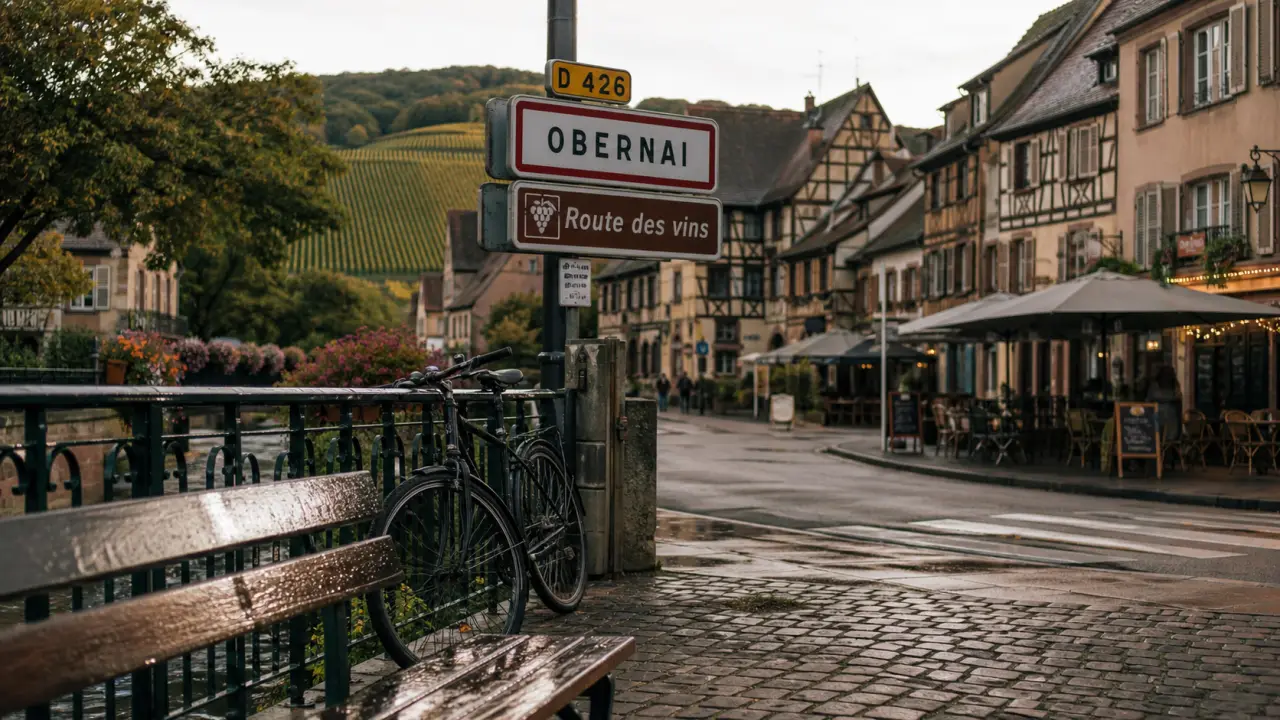 Que faire autour Strasbourg : vélo près du vignoble d’Obernai, route des vins
