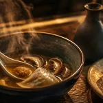 Restaurants umami Strasbourg : bol de bouillon umami, miso et champignons