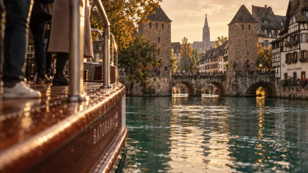 Balade fluviale Strasbourg depuis l’Ill, Petite France et cathédrale