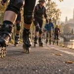 Balade roller Strasbourg : freiner et s’arrêter en sécurité sur piste cyclable