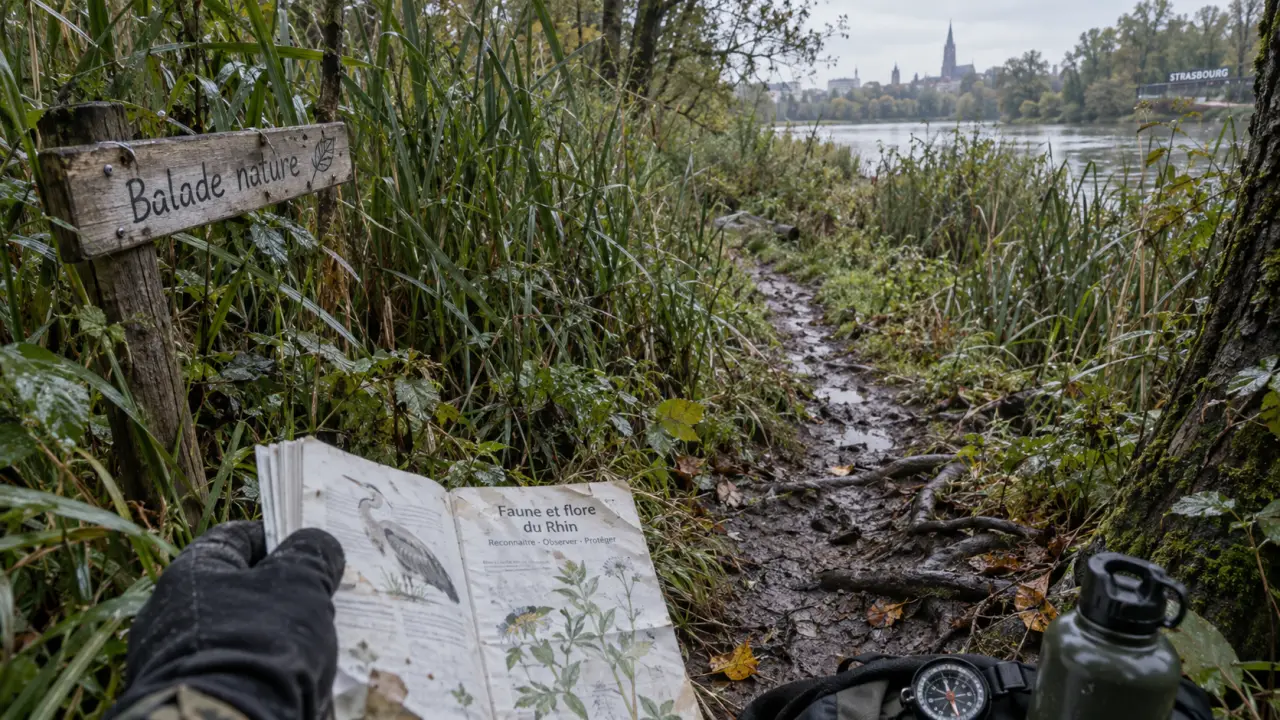 Guide balade nature Strasbourg : sentier sur l’île du Rohrschollen