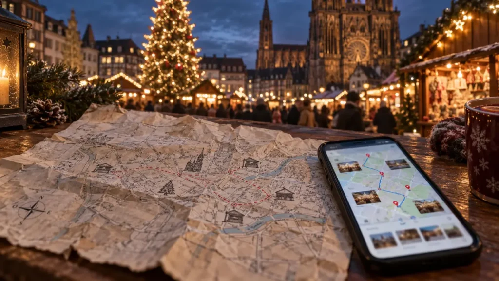 8 marchés de Noël à Strasbourg : la carte, les quartiers et le parcours à pied