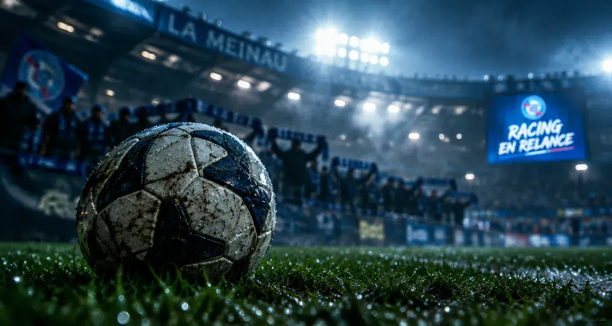 Racing Strasbourg actualité : ballon sur pelouse mouillée, victoire 1-3 contre le PSG à la Meinau